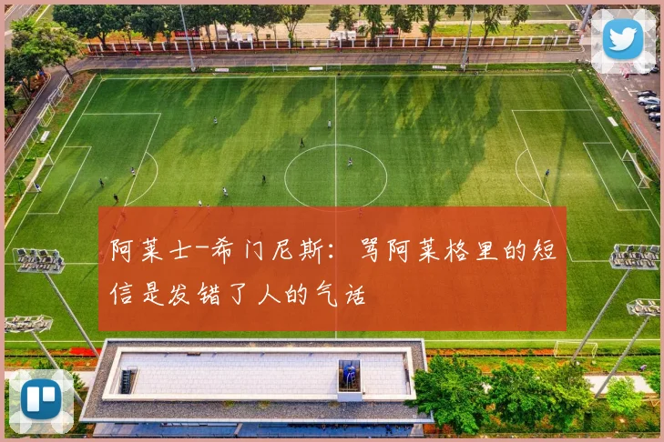 阿莱士-希门尼斯：骂阿莱格里的短信是发错了人的气话